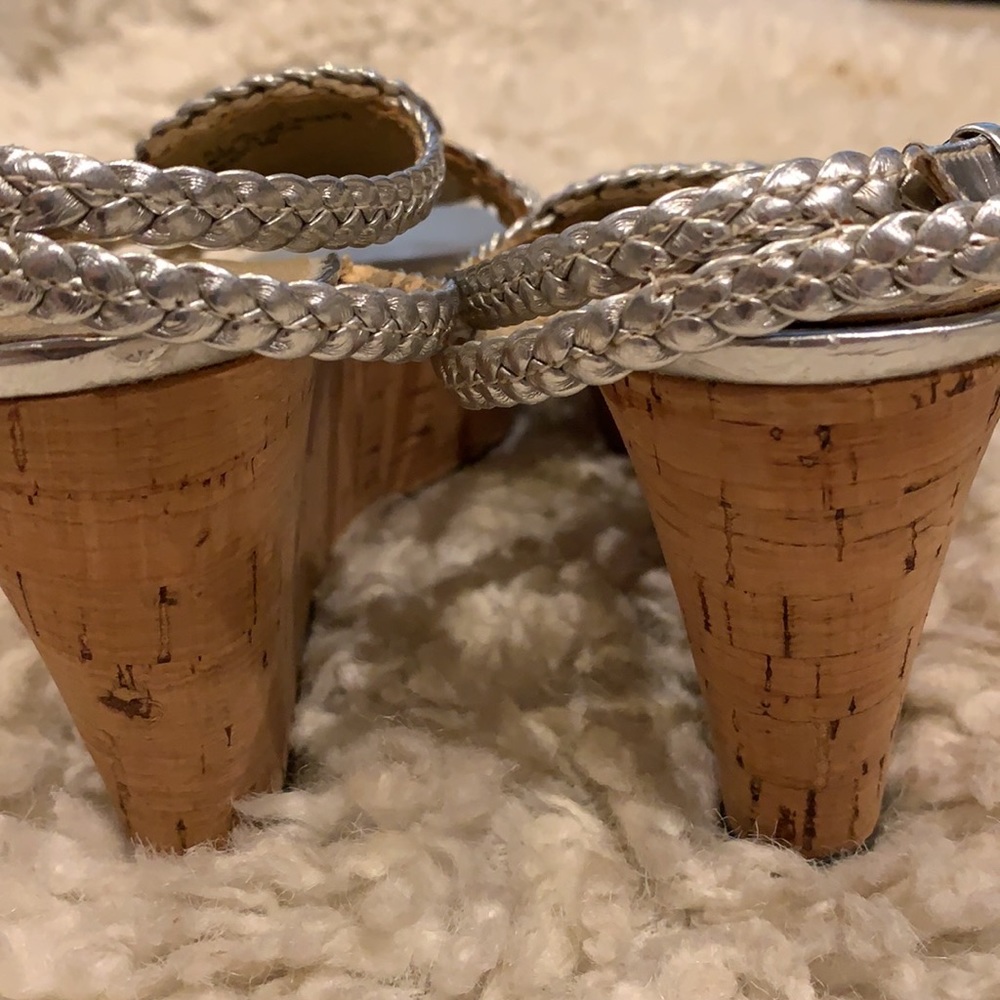 Via Neroli Cork Wedge Heels - Picture 6 of 11